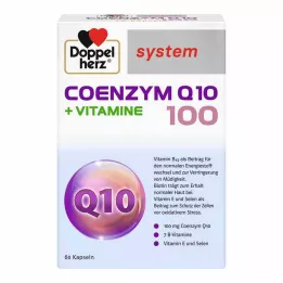 DOPPELHERZ Coenzima Q10 100+Vitaminas sistema Cápsulas, 60 Cápsulas