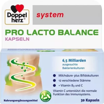 DOPPELHERZ Sistema de cápsulas Pro Lacto Balance, 30 unidades