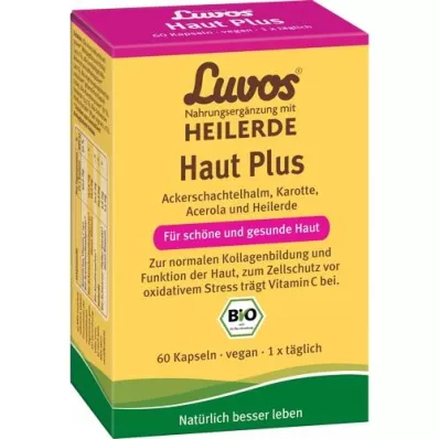 LUVOS Healing Earth Organic Skin Plus Cápsulas, 60 Cápsulas