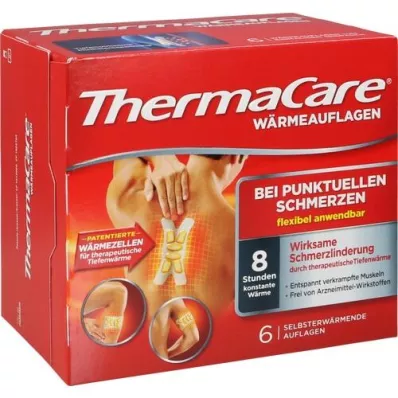 THERMACARE Almohadillas térmicas para dolores localizados, 6 uds