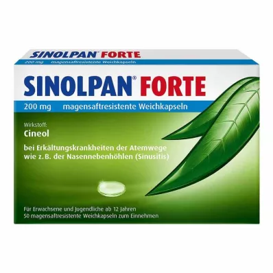 SINOLPAN forte 200 mg cápsulas blandas con recubrimiento entérico, 50 uds