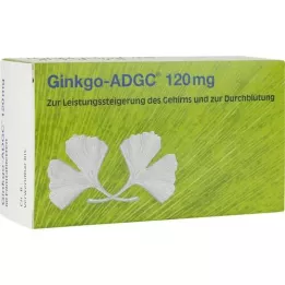 GINKGO ADGC 120 mg comprimidos recubiertos con película, 60 uds