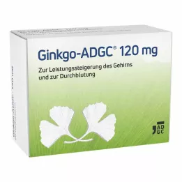 Ginkgo ADGC 120 mg comprimidos recubiertos con película, 60 piezas