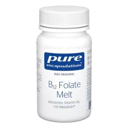 PURE ENCAPSULATIONS B12 Folato pastillas para fundir, 90 uds