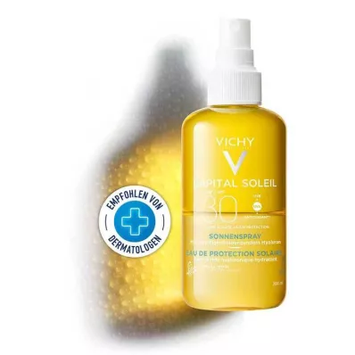 Vichy Ideal Soleil spray solar + ácido hialurónico LSF 30, 200 ml
