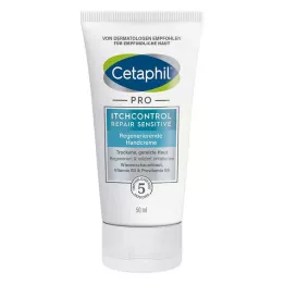 Cetaphil Pro Itch Control Repair Crema de manos regeneradora sensible, 50 ml