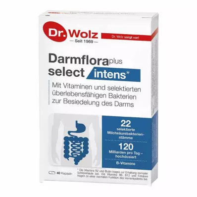 Darmflora plus cápsulas selectas intens, 40 piezas