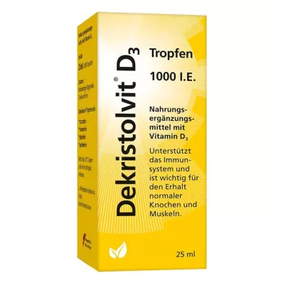 DEKRISTOLVIT D3 1.000 U.I. gotas, 25 ml