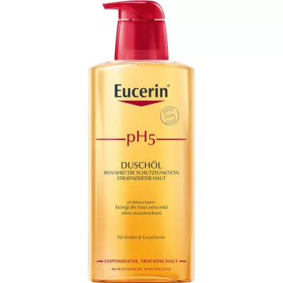 EUCERIN Aceite de Ducha pH5 Piel Sensible con Bomba, 400 ml