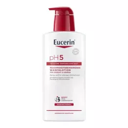EUCERIN pH5 Loción Limpiadora Piel Sensible con Bomba, 400 ml