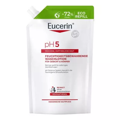 EUCERIN Repuesto de pH5 Wash Lotion Piel Sensible, 750 ml