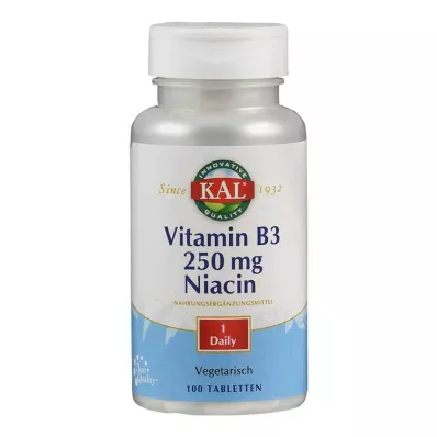 VITAMIN B3 NIACIN 250 mg comprimidos, 100 uds