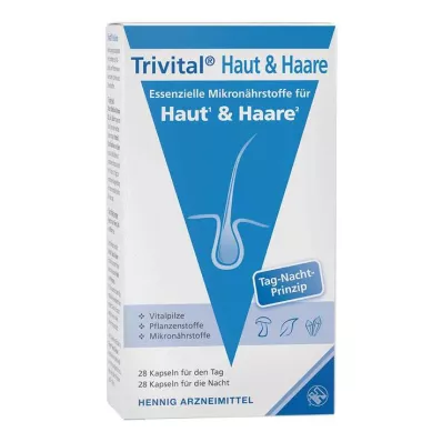 TRIVITAL Cápsulas Skin+Hair, 56 uds