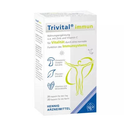 TRIVITAL cápsulas inmunitarias, 56 unidades
