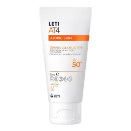 LETI Crema facial AT4 Defense SPF 50+, 50 ml