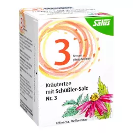 KRÄUTERTEE con sal Schuessler nº 3 Pastillas Salus, 15 uds