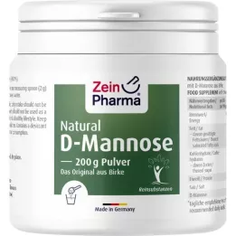 NATURAL D-Manosa de abedul ZeinPharma polvo, 200 g