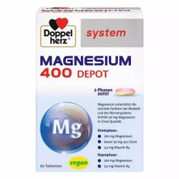 DOPPELHERZ Magnesio 400 comprimidos sistema Depot, 60 uds