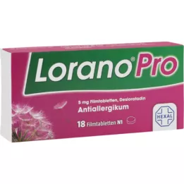 LORANOPRO 5 mg comprimidos recubiertos con película, 18 uds
