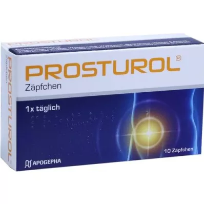 PROSTUROL Supositorio, 10 uds