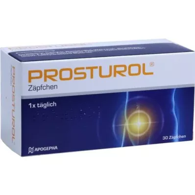 PROSTUROL Supositorios, 30 uds