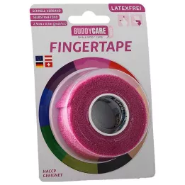 FINGERTAPE sin látex BUDDYCARE MED rosa, 1 ud
