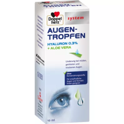 DOPPELHERZ Gotas oculares sistema Hyaluron 0,3%, 10 ml