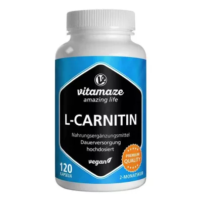 L-CARNITIN 680 mg cápsulas veganas, 120 uds