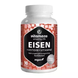 EISEN 20 mg+Histidina+Vitaminas C/B9/B12 Cápsulas, 90 unid