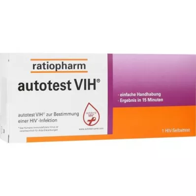 AUTOTEST VIH HIV-Autocomprobación ratiopharm, 1 ud