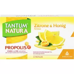 TANTUM NATURA Propóleo con limón &amp; Aroma de miel, 15 uds