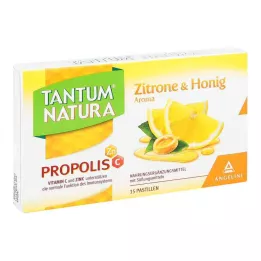 TANTUM NATURA Propóleo con limón &amp; Aroma de miel, 15 uds