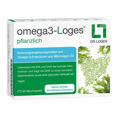Cápsulas vegetales OMEGA3-Loges, 60 piezas