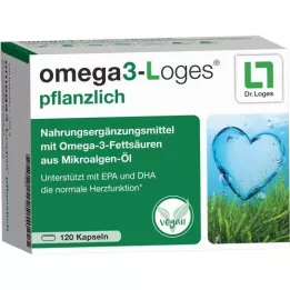 OMEGA3-Loges cápsulas vegetales, 120 unid