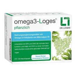 OMEGA3-Loges cápsulas vegetales, 120 unid