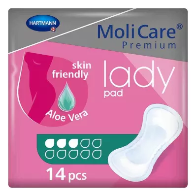 MOLICARE Almohadilla de señora premium 3 gotas, 14 unidades MOLICARE Almohadilla de señora premium 3 gotas, 14 unidades