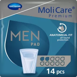 MOLICARE Premium MEN Almohadilla 2 gotas, 14 uds