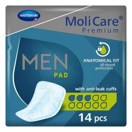 MOLICARE Premium MEN Almohadilla 3 gotas, 14 uds