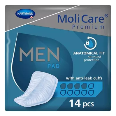 MOLICARE Premium MEN Almohadilla 4 gotas, 14 uds