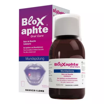 BloXaphte® Oral Care enjuague bucal para aftas y lesiones en la boca, 100 ml