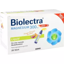 BIOLECTRA Magnesio 300 mg Líquido, 28 uds
