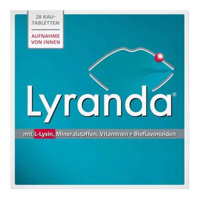 Tabletas masticables Lyranda, 28 piezas