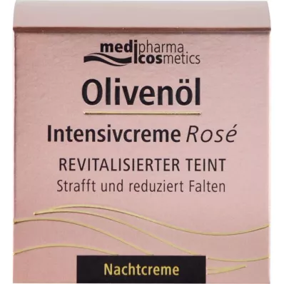 OLIVENÖL INTENSIVCREME Crema de noche de rosas, 50 ml