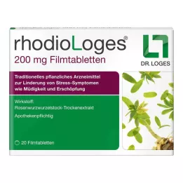 RHODIOLOGES 200 mg comprimidos recubiertos con película, 20 uds