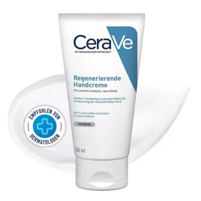 Crema de manos regeneradora CeraVe, 50 ml