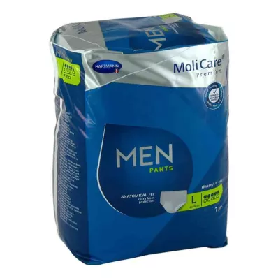 MOLICARE Premium MEN Pantalones 5 gotas L, 7 uds
