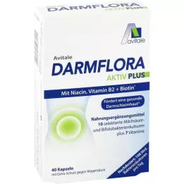 DARMFLORA Active Plus 100 mil millones de bacterias+7 vitaminas, 40 uds