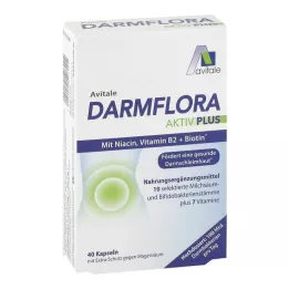 DARMFLORA Active Plus 100 mil millones de bacterias+7 vitaminas, 40 uds