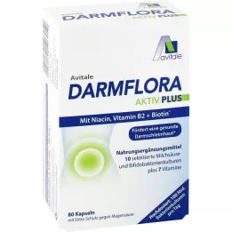 DARMFLORA Active Plus 100 mil millones de bacterias+7 vitaminas, 80 uds