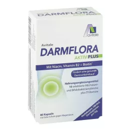 DARMFLORA Active Plus 100 mil millones de bacterias+7 vitaminas, 80 uds